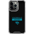 NFL Jacksonville Jaguars Black Performance Series iPhone 16 Pro Clear Case